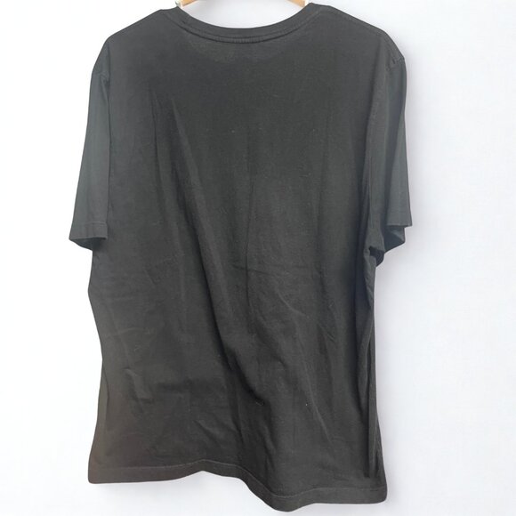 Michael Kors Mens Graphic T-Shirt Black Logo Short Sleeve - Picture 2 of 4